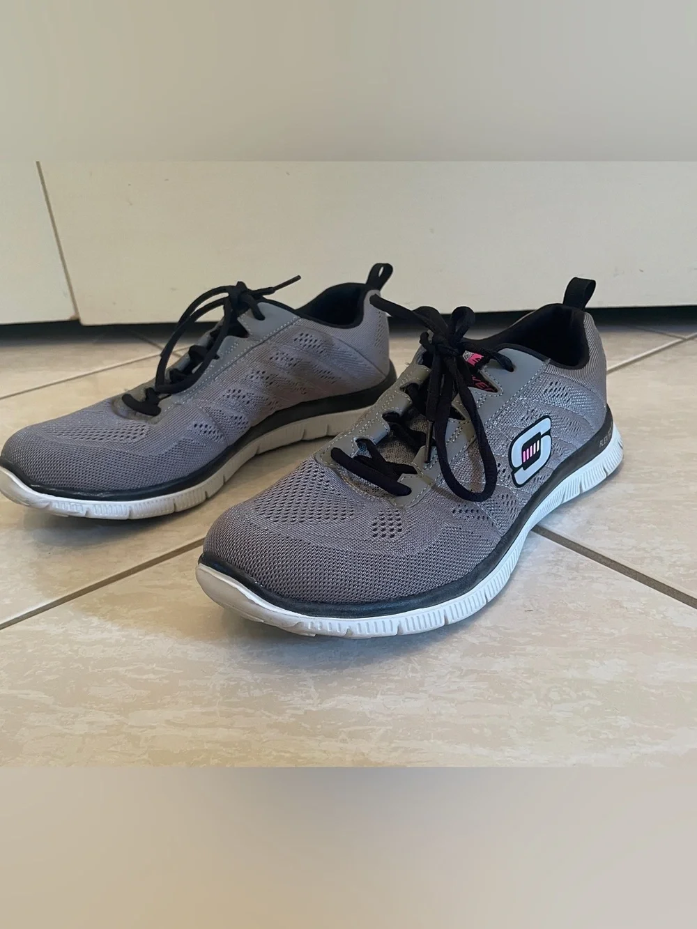 Skechers Gray Athletic Memory Foam Sneakers